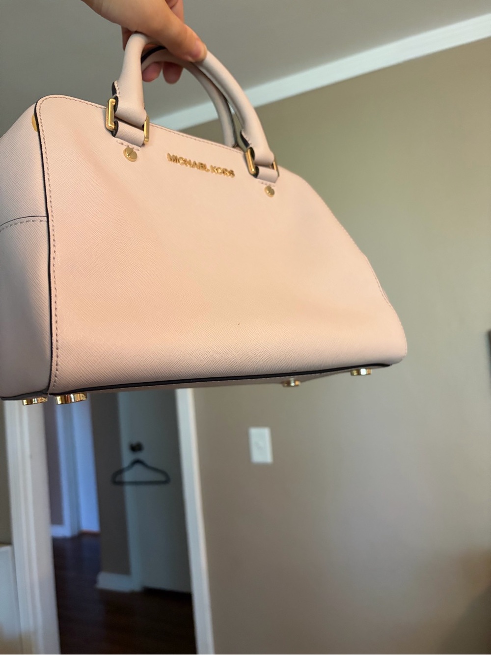 Michael Kors Jet Set Travel Satchel in Ballet Pink - Picture 11 of 11